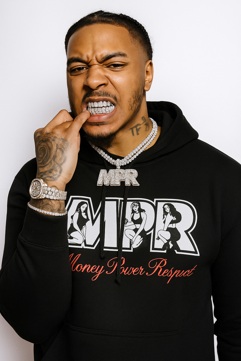 Sweatshirt Hoodie MPR - "Money, Power, Respect"