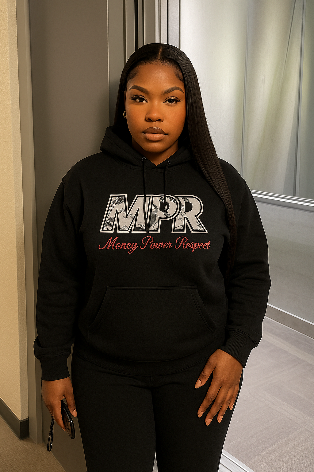 Sweatshirt Hoodie MPR - "Money, Power, Respect"